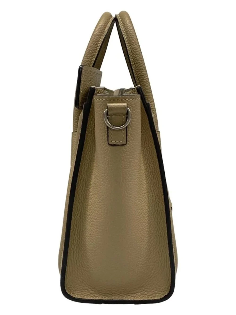 CELINE Luggage Nano Shopper Beige Drummed calfskin Handbag - Picture 4 of 15